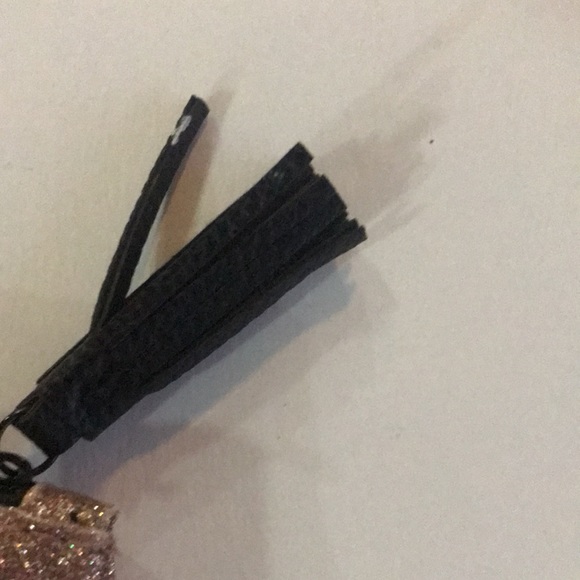 Ipsy Sparkle zipper bag - white mark from tag on tassel see pictures - Picture 3 of 6